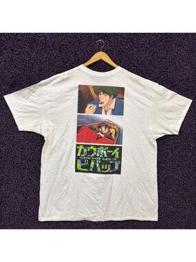 Cowboy Bebop Spike and Faye Oversized T-Shirt Size Extra Large